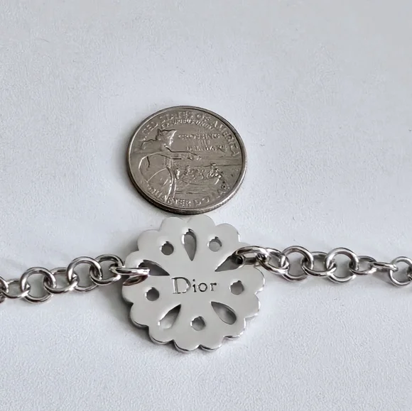 Dior Silver Chain Link Bracelet - Picture 5 of 5